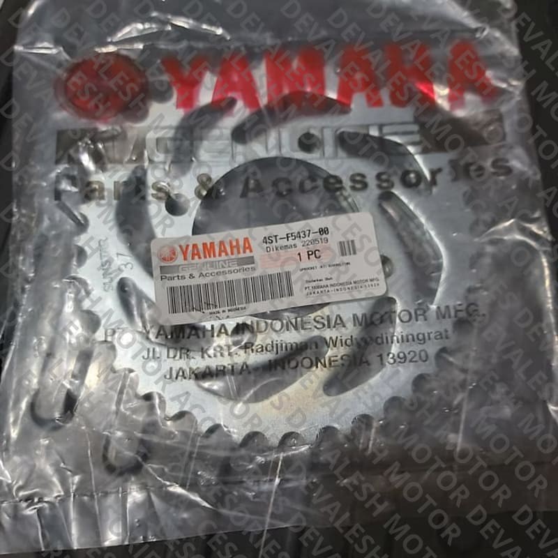 (100% BAGUS ) Ger Belakang Rx King asli 37T tanpa rantai 4ST F5437 00 YGP Pasti bagus