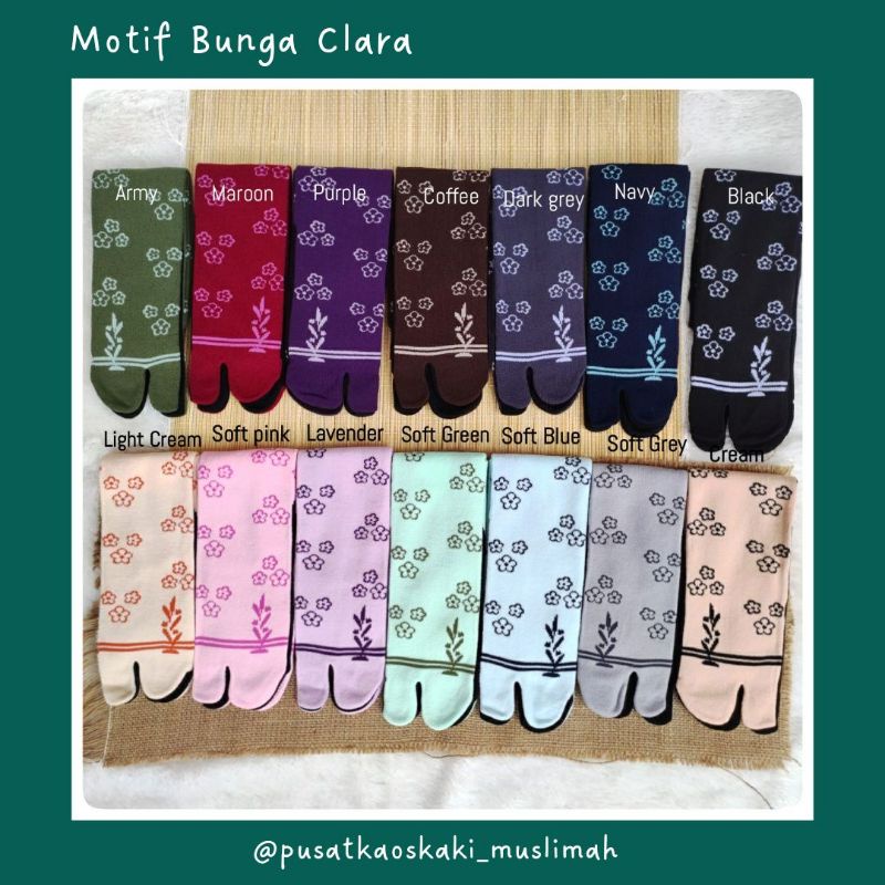 ECER KAOS KAKI MOTIF CLARA