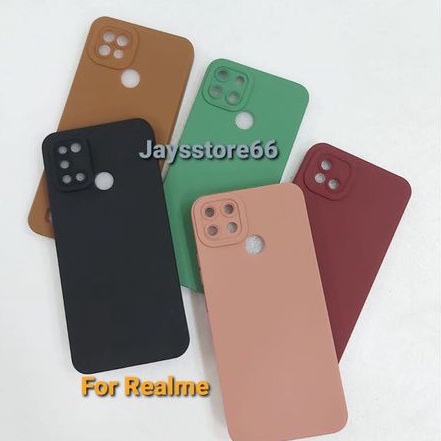 Case ProCamera Soft Matte With Camera Protector 9D Realme 7i C17 C20 C21 C21Y C25 C53 9pro plus