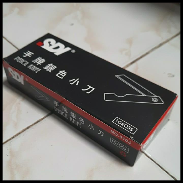 

Silet Sdi 0103 1 Gross Isi 144 Buah Cutter Pemotong Kertas Pisau Lipat