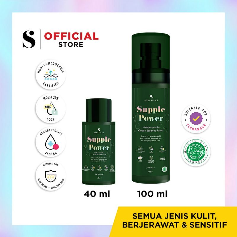 SOMETHINC SUPPLE POWER Hyaluronic9+ Onsen Essence Toner