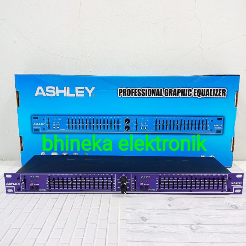 equalizer ASHLEY MQX215 / MQX 215 original 2 x 15 channel