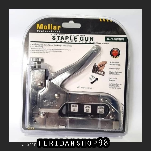 

FS361 STAPLES STAPLE GUN ATK STAPLE TEMBAK STAPLES JOK HEKTER MOLLAR 3 IN 1 BY FERIDANSHOP98