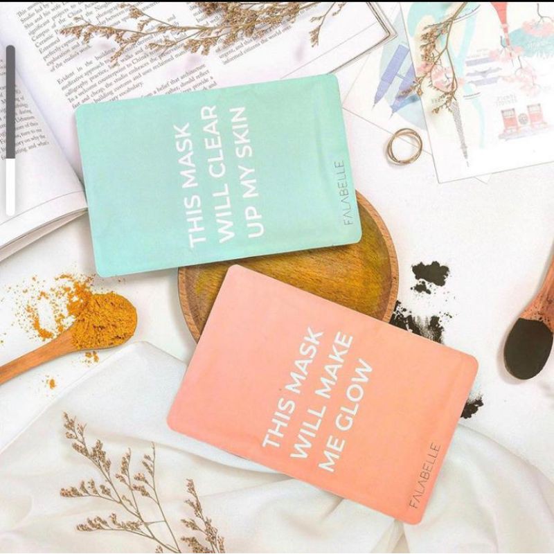 GLOW MASK DAN ACNE MASK BY FALABELLE