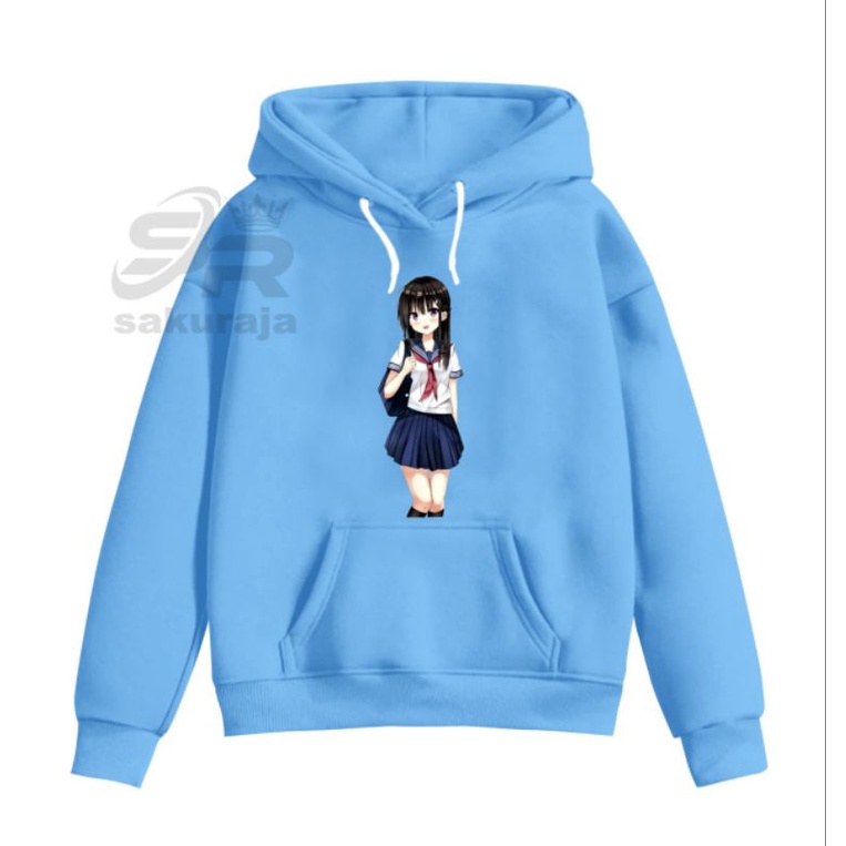 sweater Hoodie anak sakura school model kekinian/bisa COD