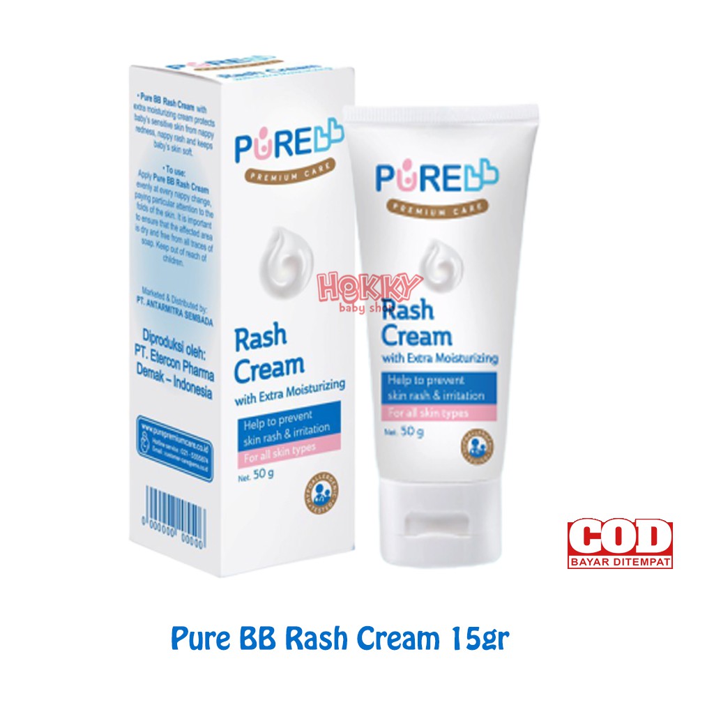 PURE BB Rash Cream with Extra Moisturizing 50 gram