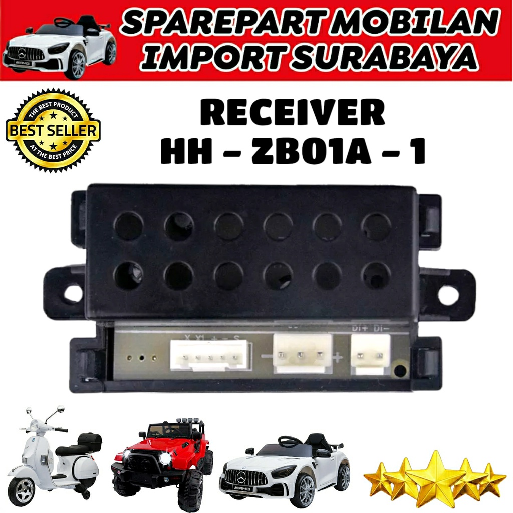 RECEIVER HH ZB01A 1 MOTHERBOARD MOTOR AKI ANAK MODUL MOTOR PLIKO UNIKID EXOTIC SPEEDS PMB TRANSMITTER MOTORAN ANAK RECIVER RECEVER HH-ZB01A-1