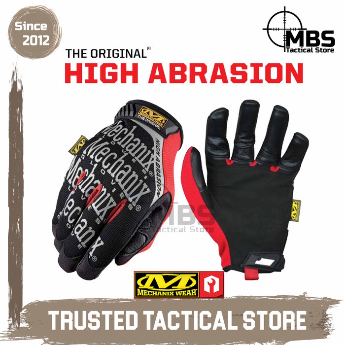 Original Mechanix Gloves High Abrasion Sarung Tangan Mechanix Tactical