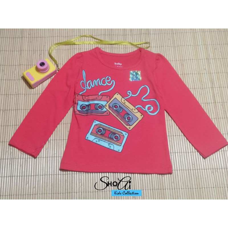 Kaos Anak Perempuan Lengan Panjang Baby Victory Usia 1 Tahun