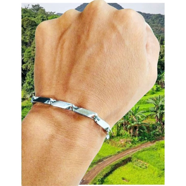 gelang titanium untuk. cowok//titanium//gelang