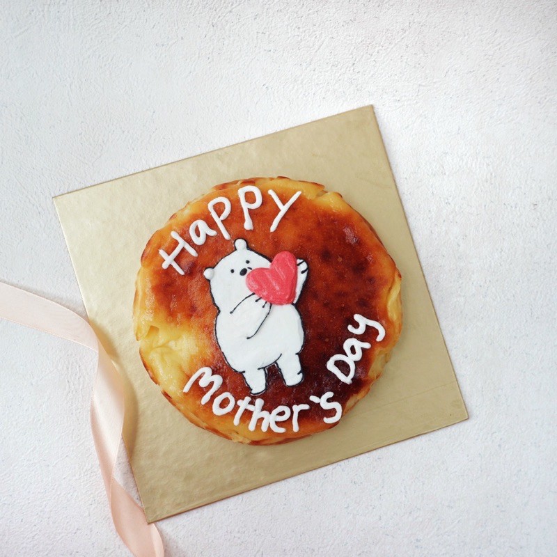 

Add on custom gambar di basque cheesecake