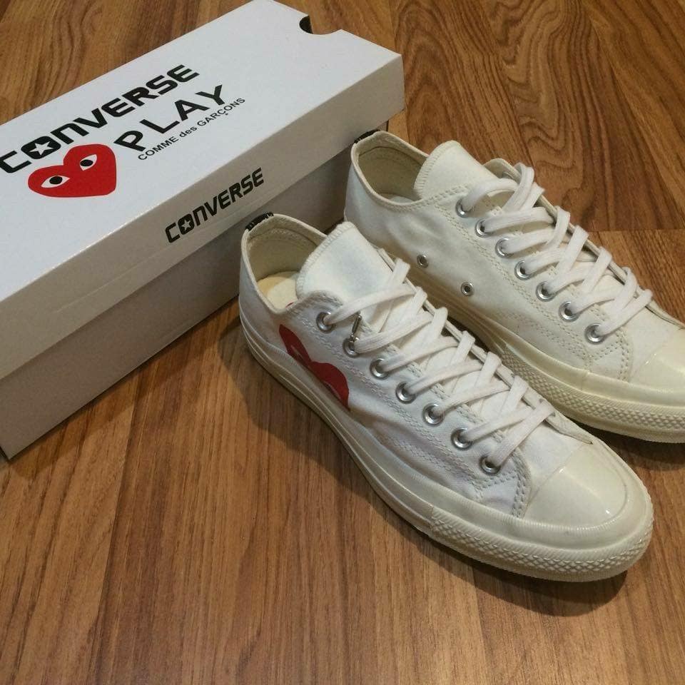 Converse cdg low cream