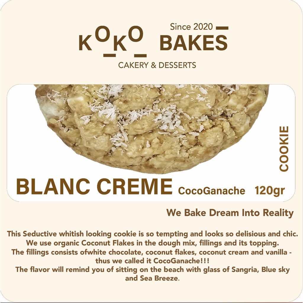 

Blanc Creme CocoGanache (Black & White Edition)