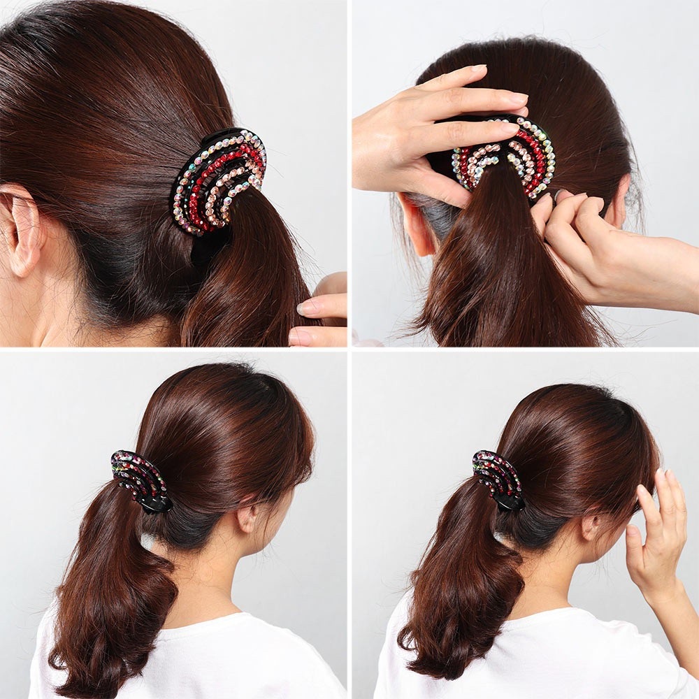 Jepit rambut cakar pita japanese korean hairclip fashion import korea aksesoris lucu cantik