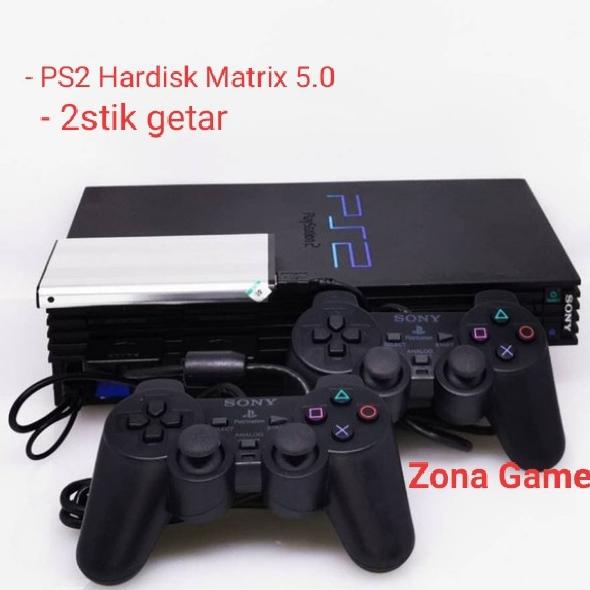 PS2 Sony Matrix Jepang hardisk 160gb full set