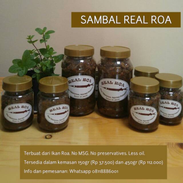 

Sambal Roa ~ Real Roa 450gr