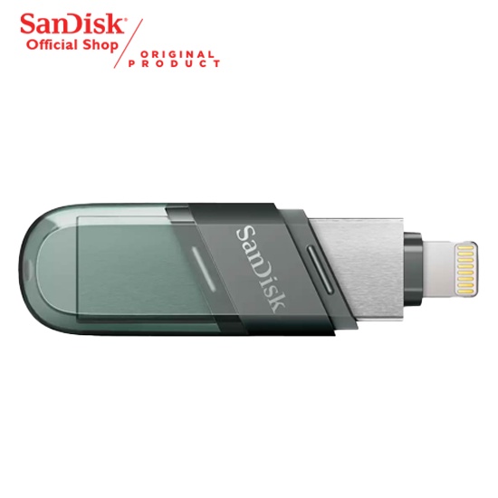 SanDisk iXpand Flip Flash Drive OTG Lightning USB 3.1 for iPhone iPad - 64GB