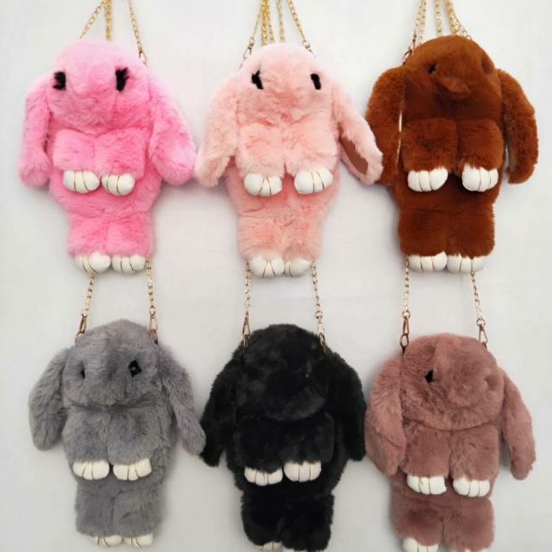 Tas Sling Kelinci Korea/ Kelinci Coupenhagen/ Tas Kelinci Bulu