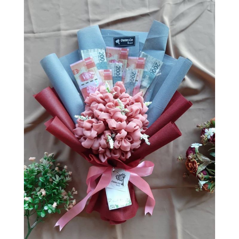 buket hijab/ buket wisuda/ buket bunga/ buket uang