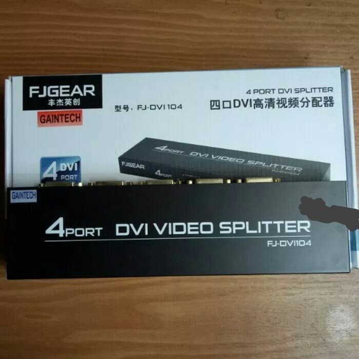 GAINTECH DVI VIDIO SPLITTER 4 PORT