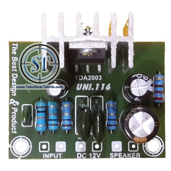 Kit PA 10 Watt Mini Mono TDA 2003 12VDC ( Amplifier TDA2003 )