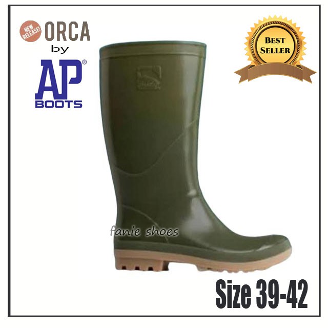  Orca  Boot  by AP  Panjang 39 42 Sepatu  Karet Boots  Tahan 