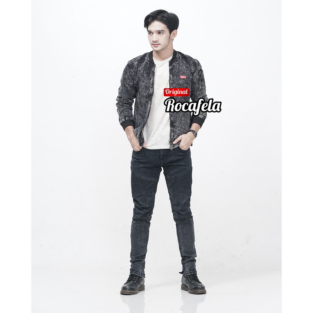 Keyzha - Jaket Jeans Pria / Jaket Jeans Original / Jaket Jeans Terbaru / KJ008