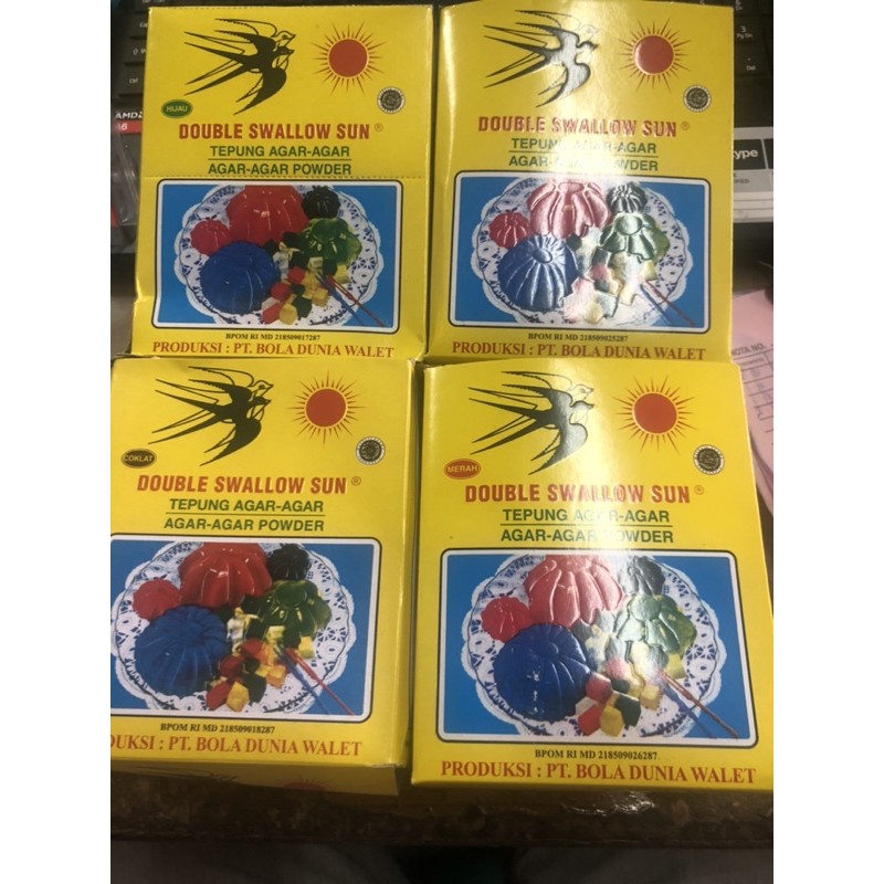 

AGAR AGAR DOUBLE SWALLOW SUN (MATAHARI)