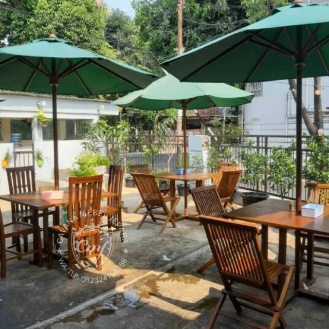 Meja payung, tenda meja payung, tenda carasol, set meja payung, meja payung outdoor