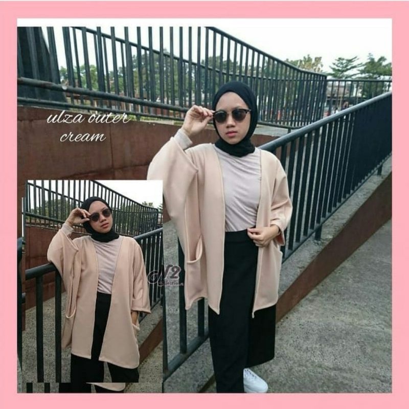 N2-Outer Wanita /cardigan pakaian polos katun baju  viral polkadot polos grosir murah bandung premium atasan wanita allsize