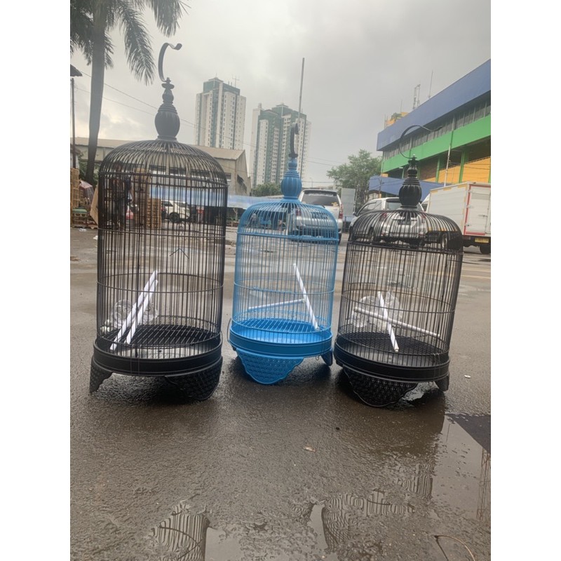 SANGKAR LOVEBIRD PENDEK PANDA / CC DIAMETER  33CM