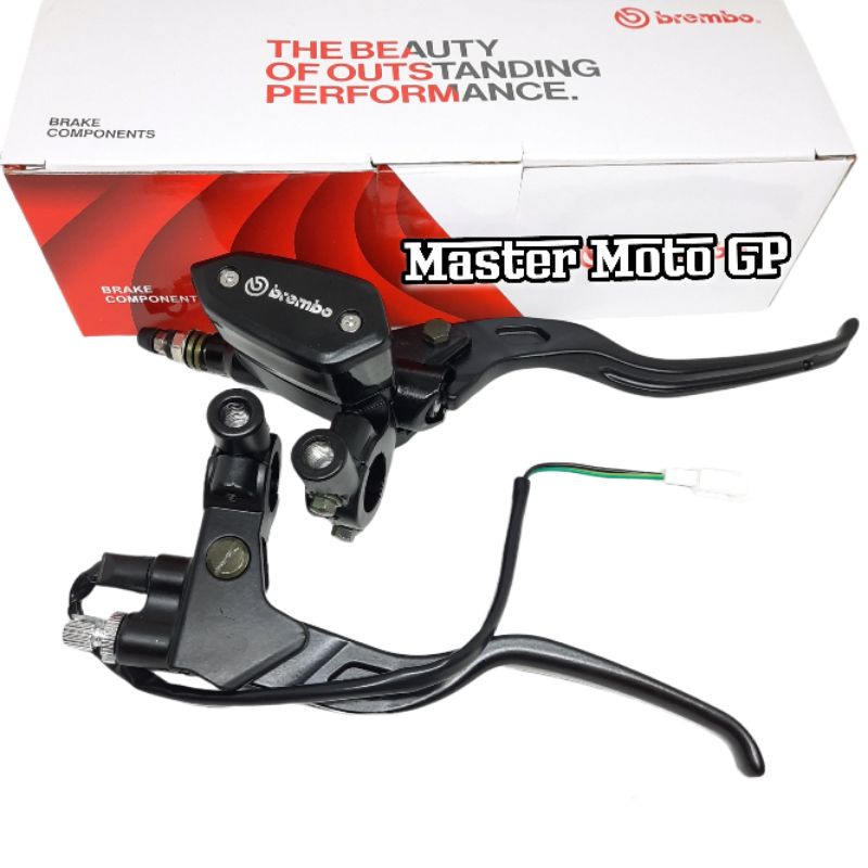 Master rem oval kopling E2 master brake pump 14mm E2 Master Rem Kopling Set Universal Motor, Beat, Vario, CBR 150R, Vixion, Aerox ninja , sonic fu