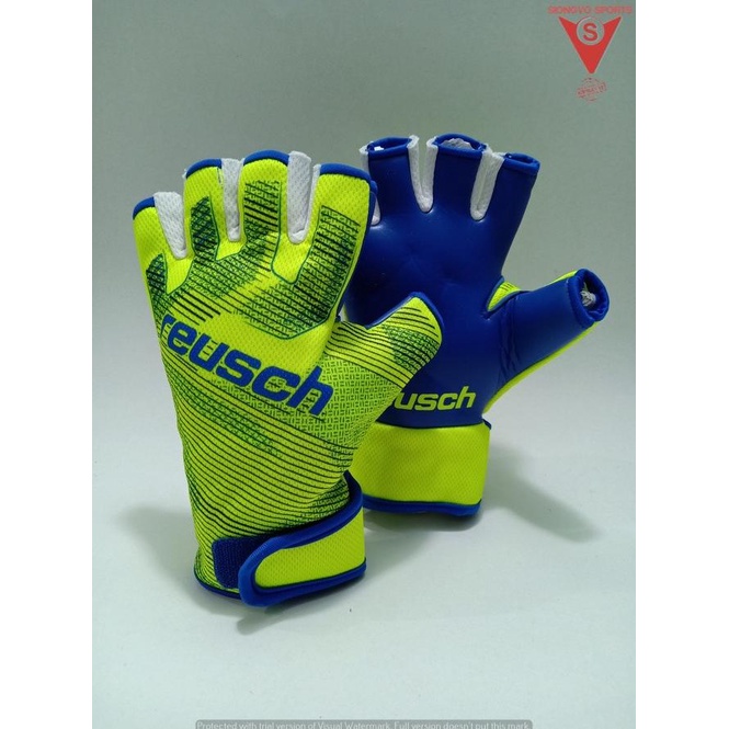 SARUNG TANGAN KIPER REUSCH FUTSAL SOLID ORIGINAL 51703002199
