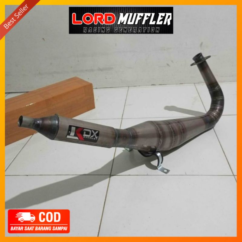 knalpot rx king kolong telo 3V3 plat galvanis KDX
