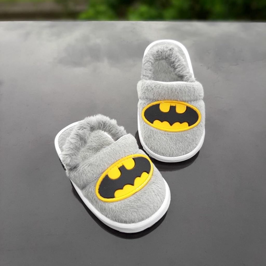 VINANDOZ STA02 Sepatu Sandal Anak Laki-laki Umur 1 2 3 tahun - Sandal Tali Anak Motif Batman - Anti slip