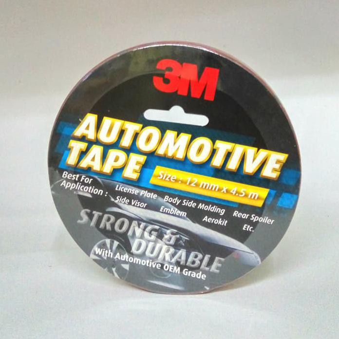 3M Automotive Double Tape - Double Tape Mobil , Ukuran 12 Mm X 4.5 M