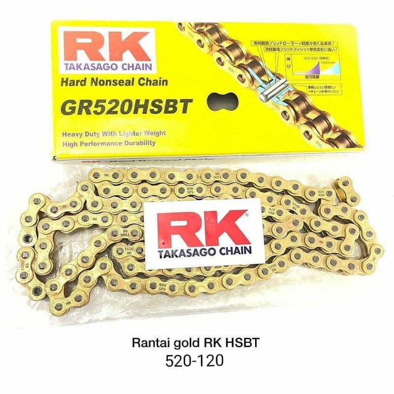 RANTAI RK TAKASAGO CHAIN 520 HSBT 120L/130L