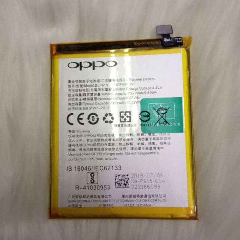 Baterai Battery Oppo A37 - A37f - Oppo Neo 9 ORIGINAL 100%