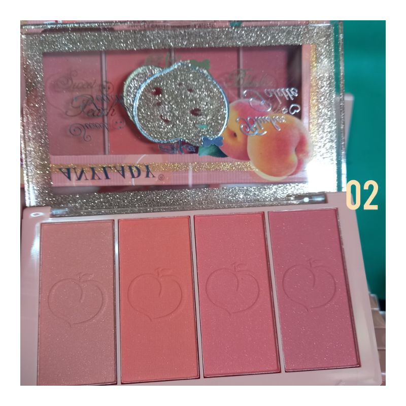 BLUSH ON ANYLADY SWEET PEACH 4WARNA / 3 WARNA PERPCS NO.775 /772/775B