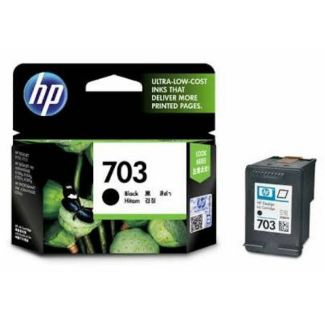 Tinta Hp 703 Black Original/tinta printer/tinta isi ulang