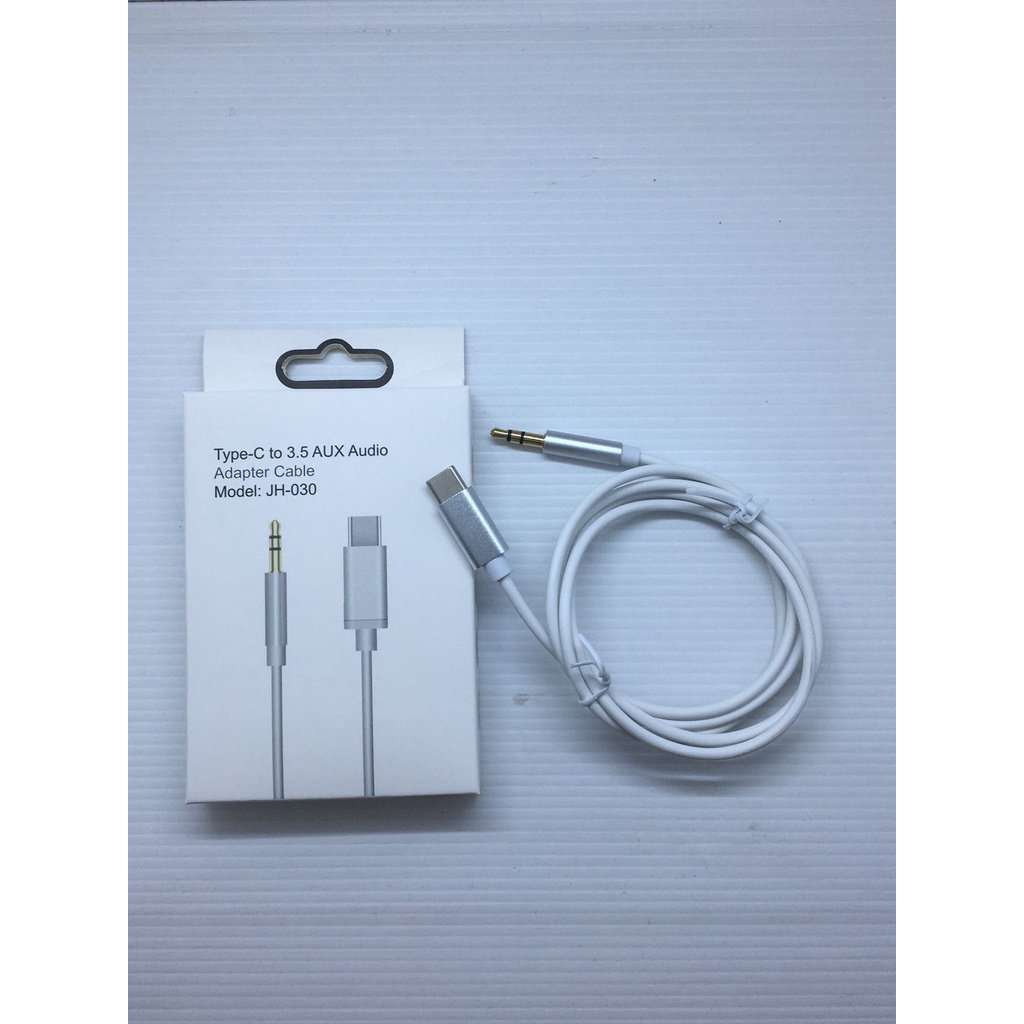 kabel audio jack to tipe c / stereo audio cable tipe c to aux jack 3.5MM