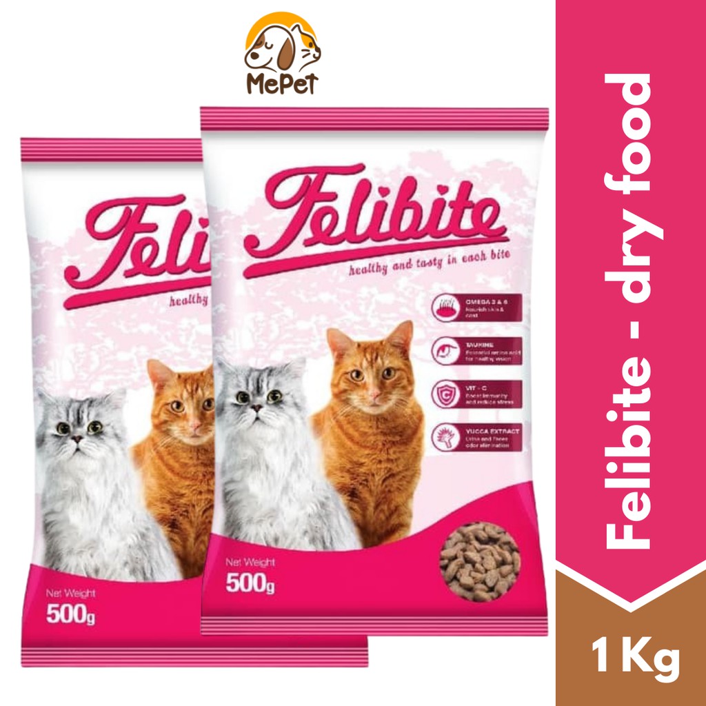  Felibite  1 Kg Makanan Kucing Dry Food  Cat  Food  Shopee 