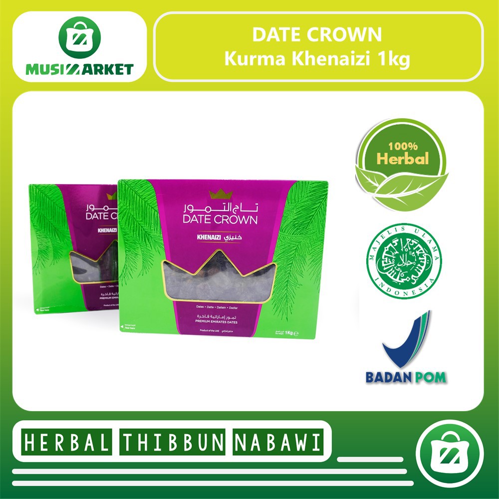 

MM KURMA DATECROWN KHENEIZI 1 KG - OLEH OLEH HAJI & UMRAH