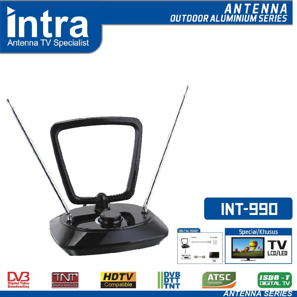 Intra INT-990 Antena TV Digital Indoor