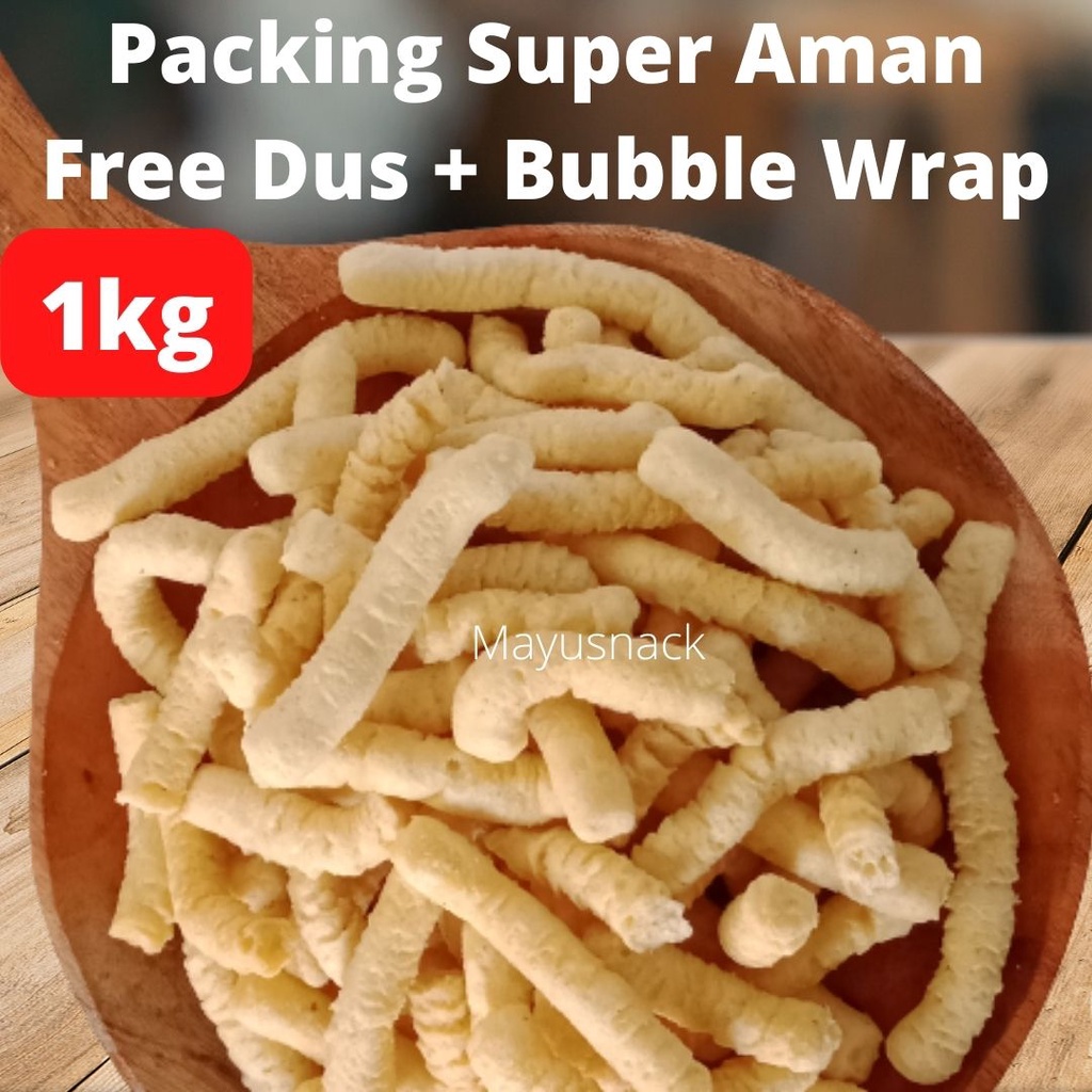 

Kue Kering Ulat Sutra Keju 1kg Snack Kiloan Cemilan Camilan Lebaran Makanan Ringan Jajanan Jadul Murah