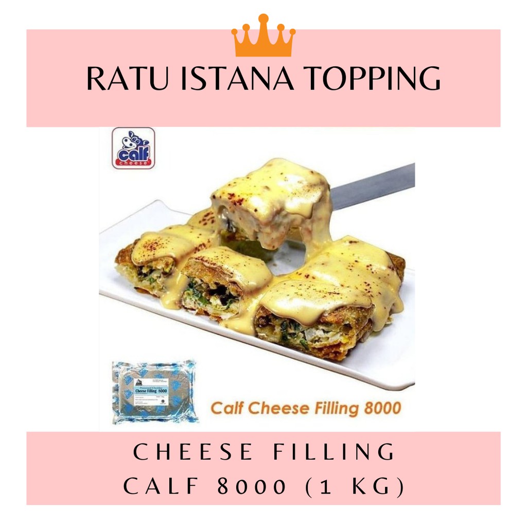 Jual CHEESE FILLING 8000 CALF 1 KG ISIAN ROTI PASTRY SAUS KEJU LASAGNA ...