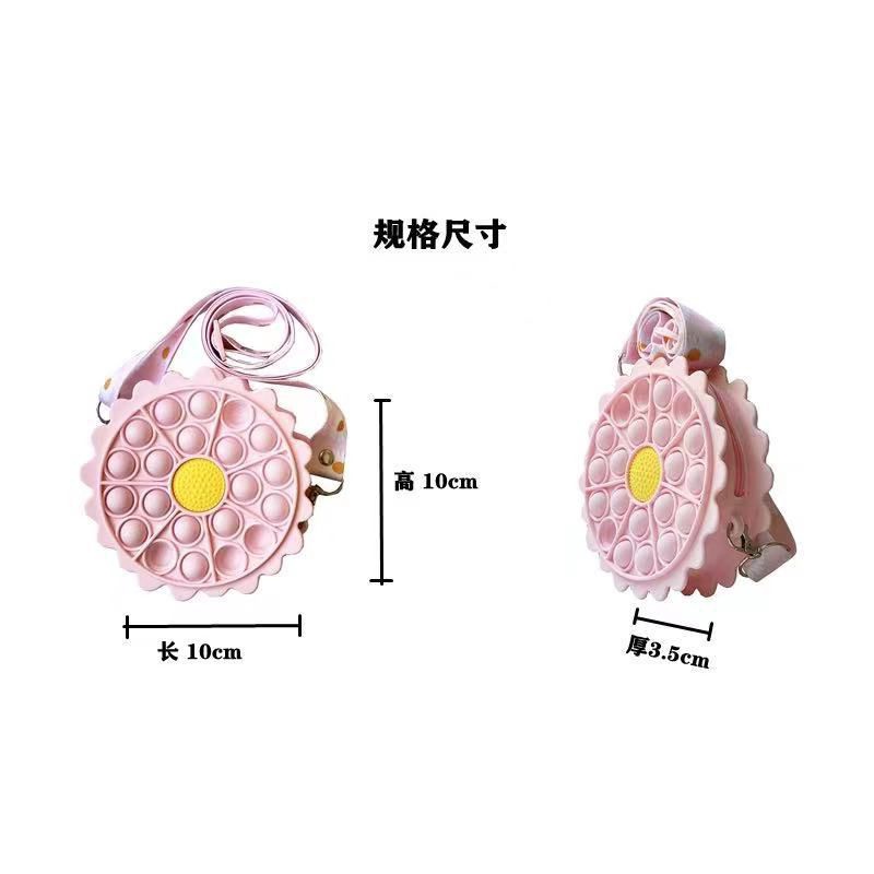 Round pop it | tas pop it | Tas lucu anak cewe