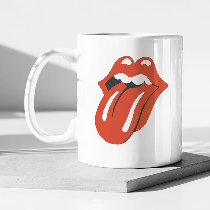Rock Band The Rolling Stones Logo Gelas Keramik Mug