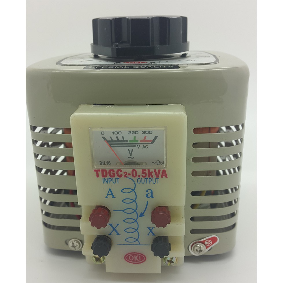 Adjustable ac voltage regulator 500w ( 0V s/d 250 volt AC )