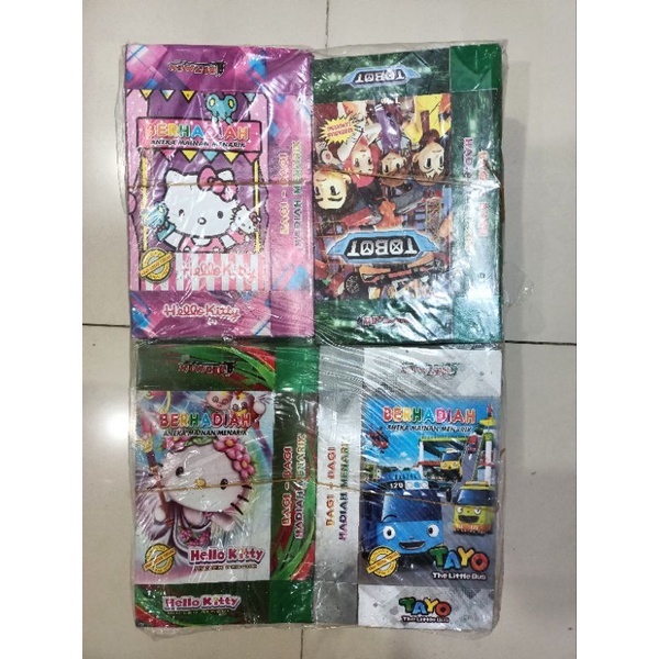 3 karunia kotak kado fancy tebal 1bal isi 400pcs